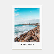 New Plymouth Portrait Color Poster