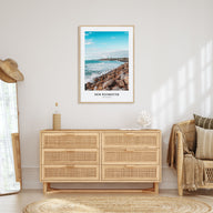 New Plymouth Portrait Color Poster