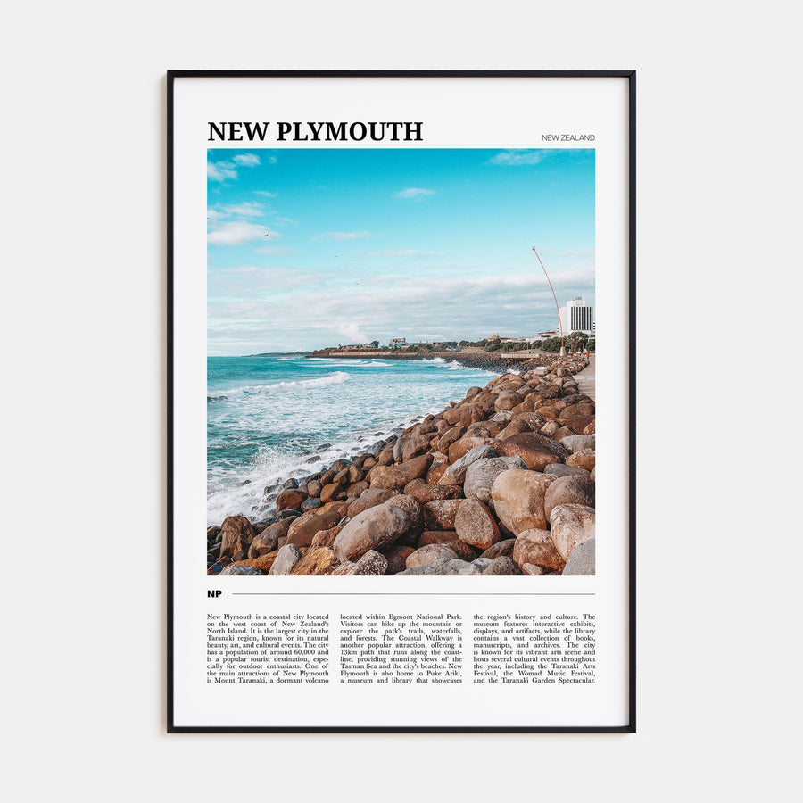 New Plymouth Travel Color Poster