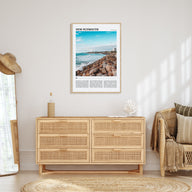 New Plymouth Travel Color Poster