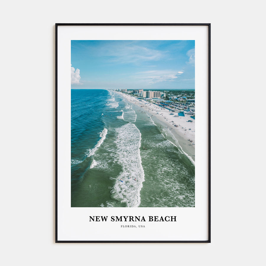 New Smyrna Beach Portrait Color Poster