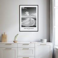 New South Wales Portrait B&W Poster