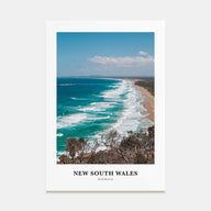 New South Wales Portrait Color No 2 Poster