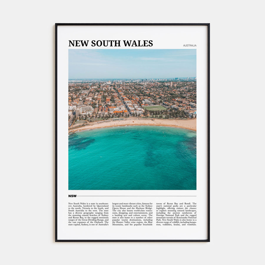 New South Wales Travel Color No 1 Poster