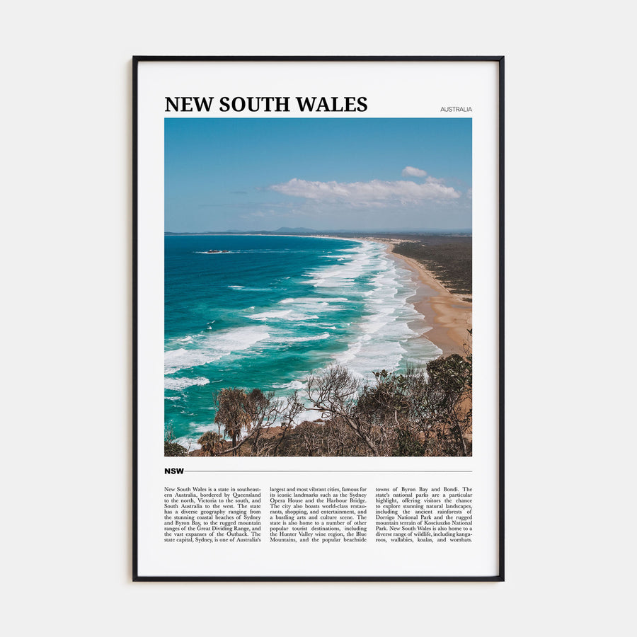 New South Wales Travel Color No 2 Poster