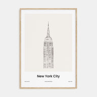 New York City Drawn No 2 Poster