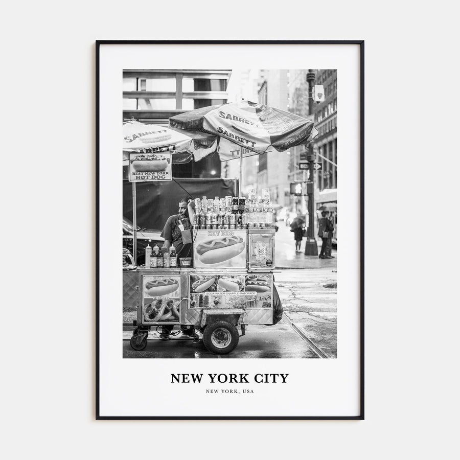 New York City Portrait B&W No 7 Poster