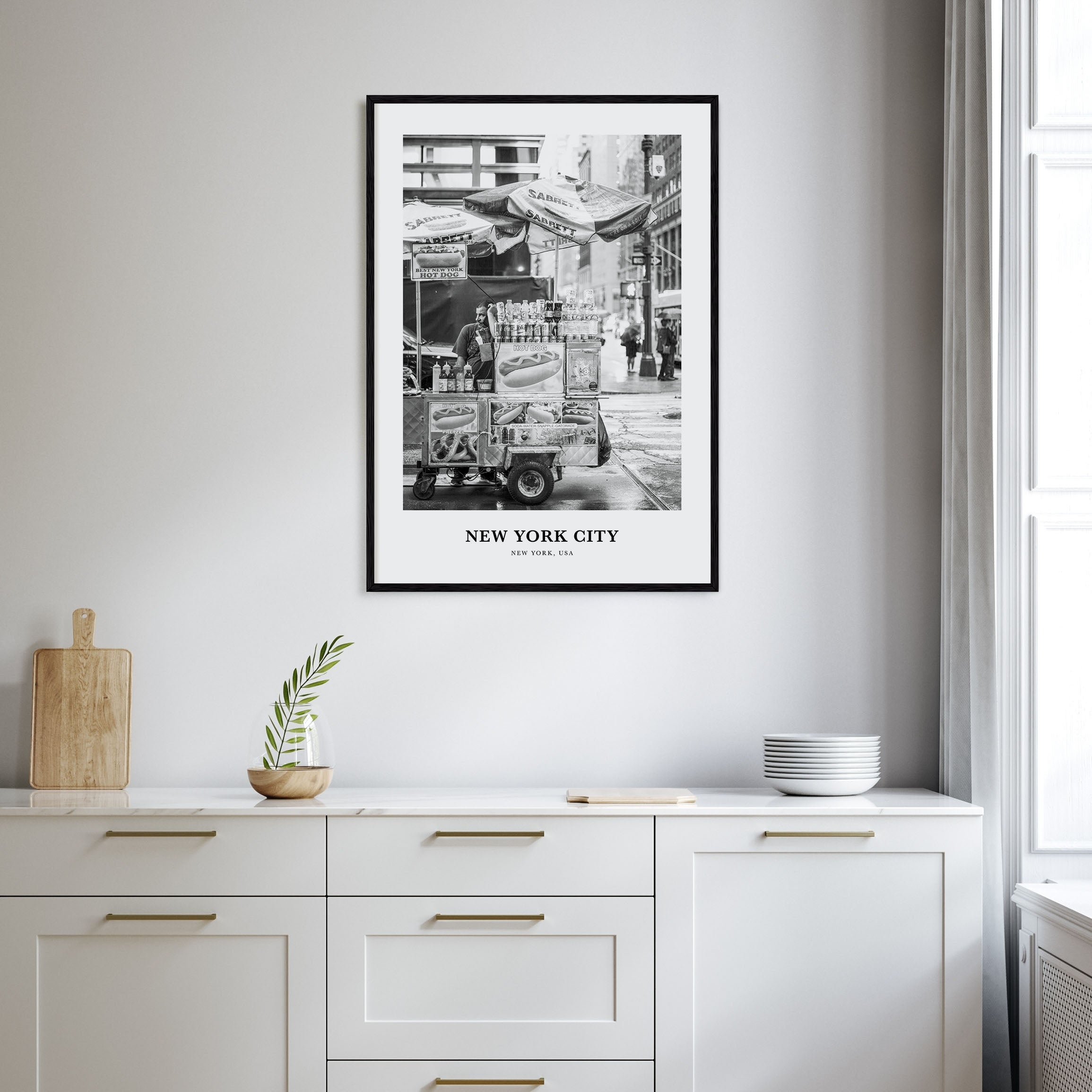 New York City Portrait B&W No 7 Poster