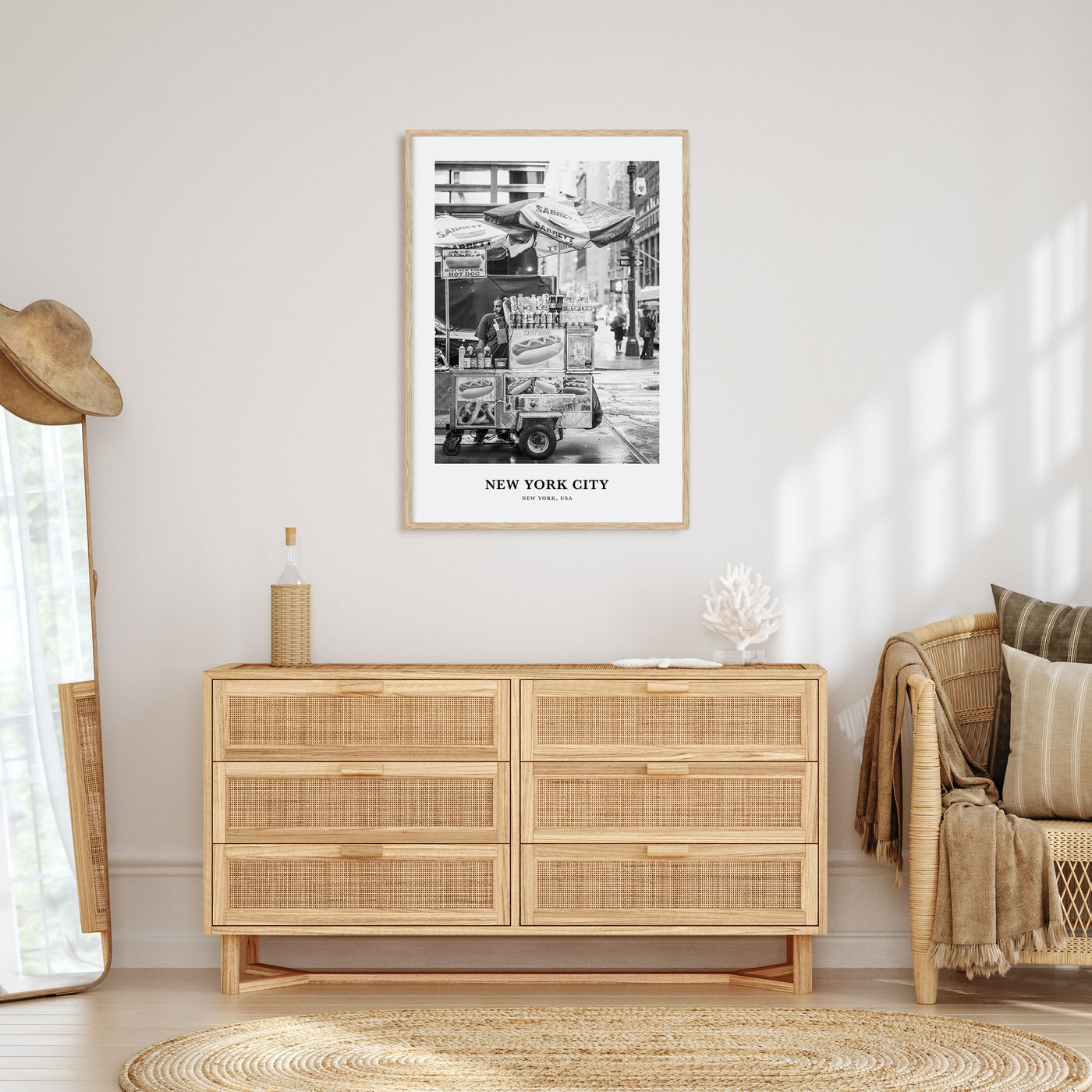 New York City Portrait B&W No 7 Poster