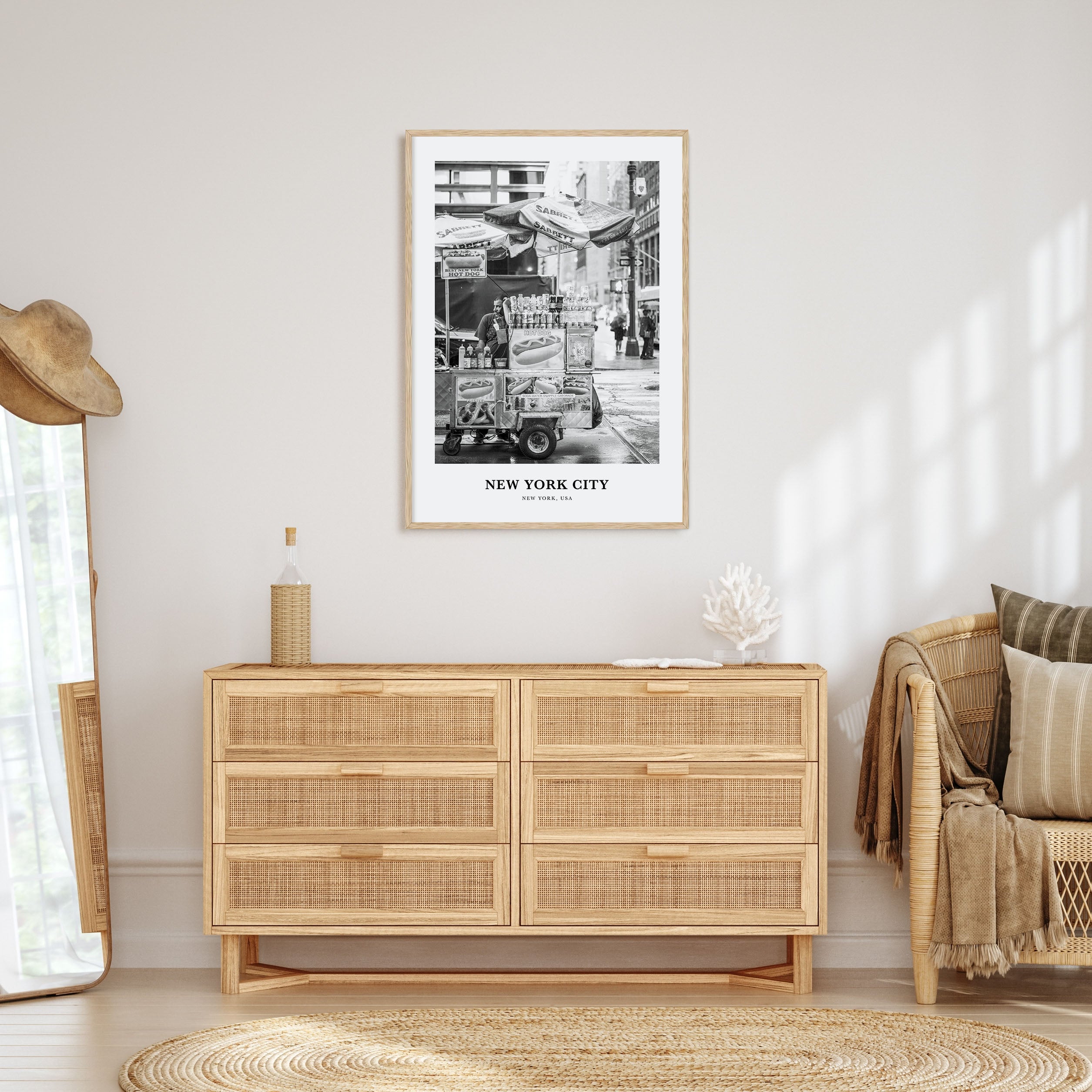New York City Portrait B&W No 7 Poster