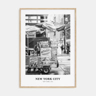 New York City Portrait B&W No 7 Poster