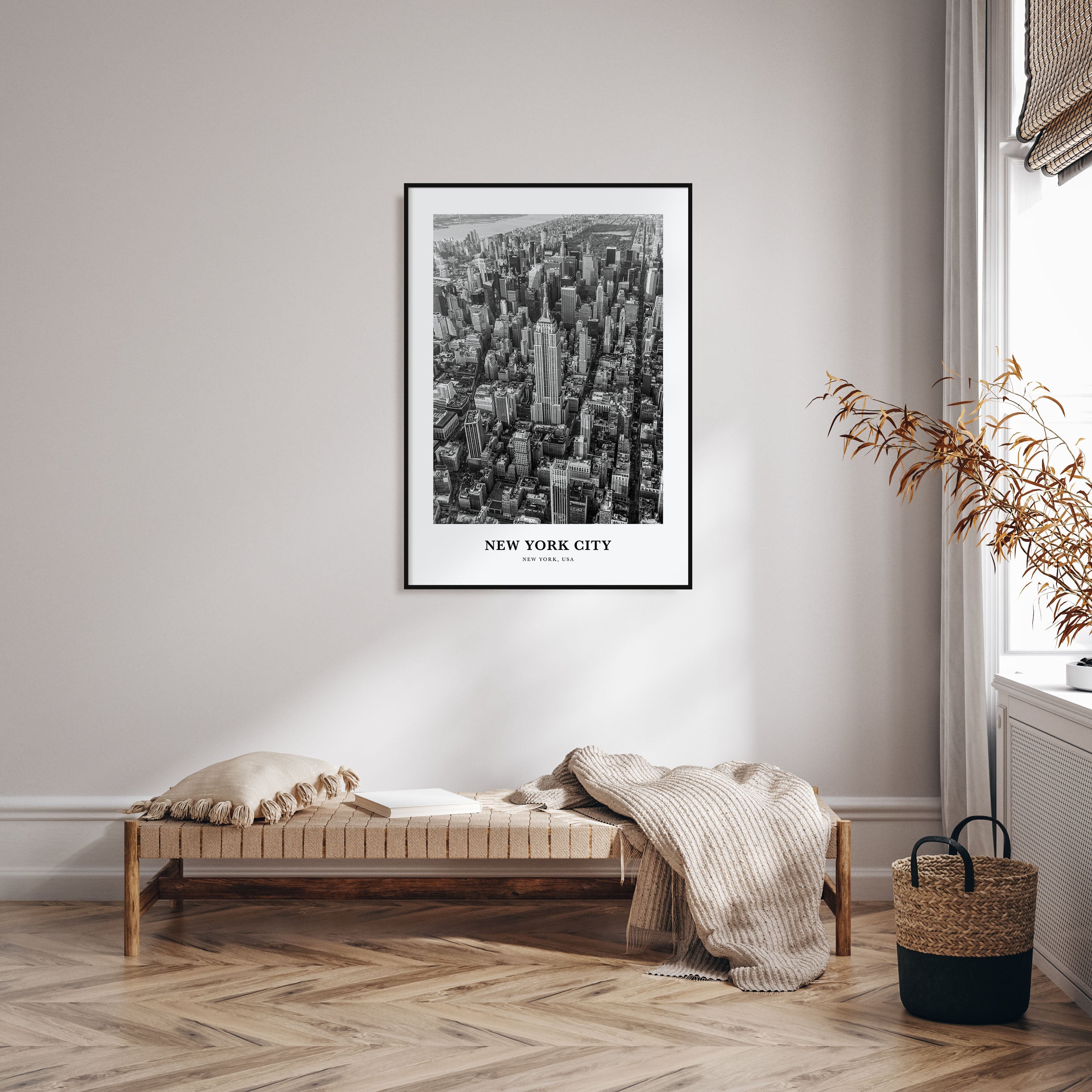 New York City Portrait B&W No 2 Poster · FrameThePrint