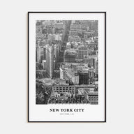 New York City Portrait B&W No 3 Poster