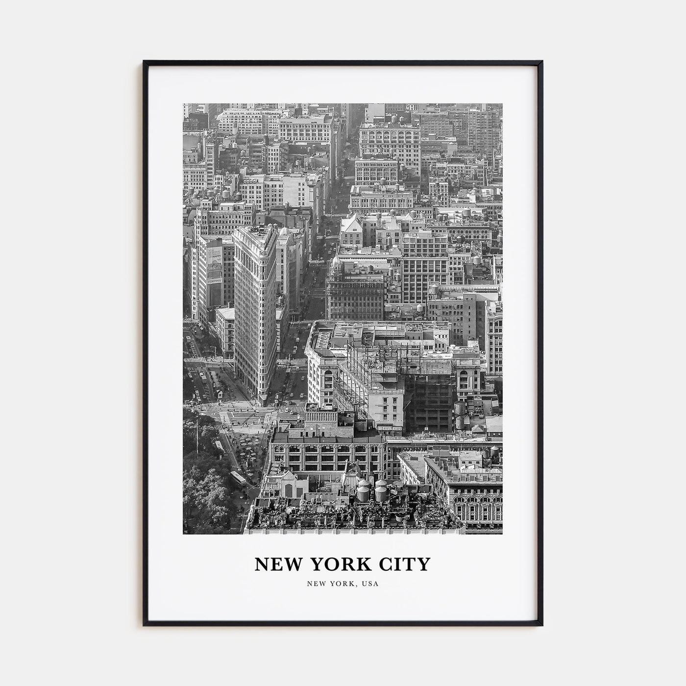 New York City Portrait B&W No 3 Poster