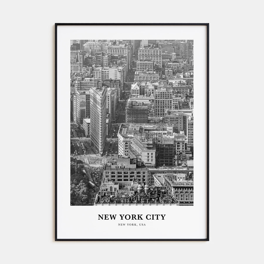 New York City Portrait B&W No 3 Poster