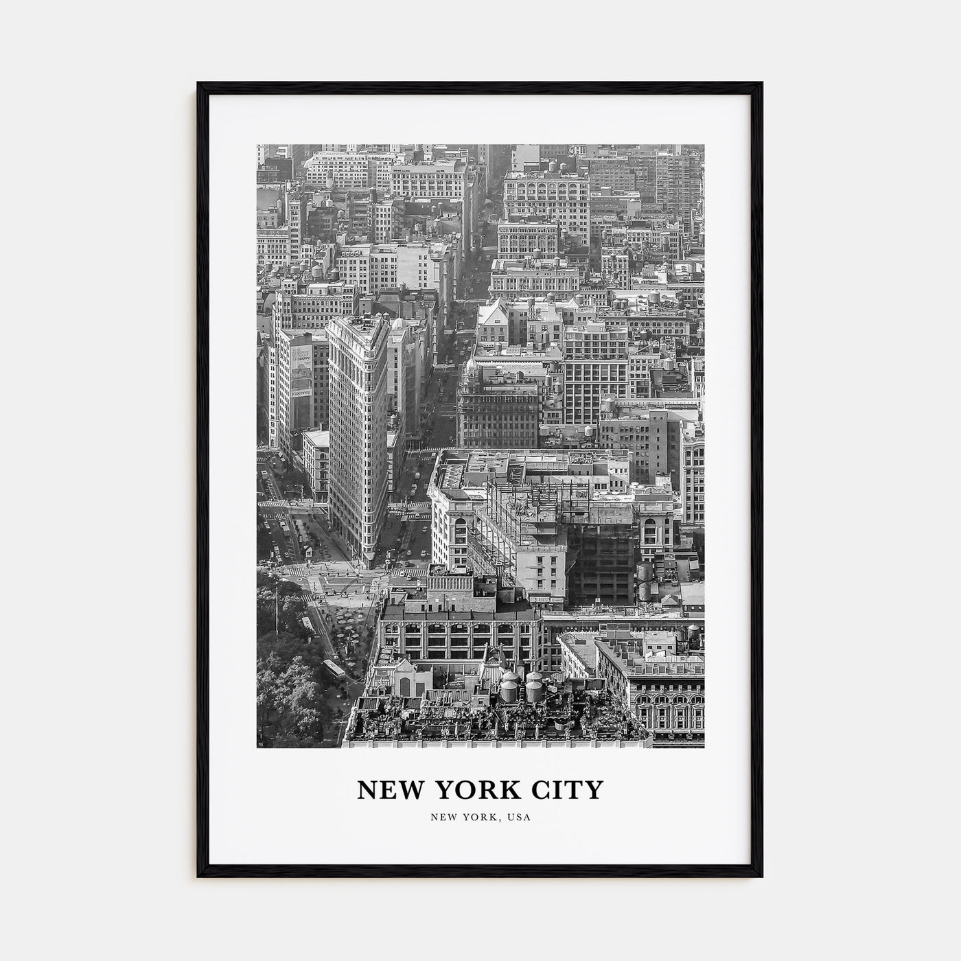 New York City Portrait B&W No 3 Poster