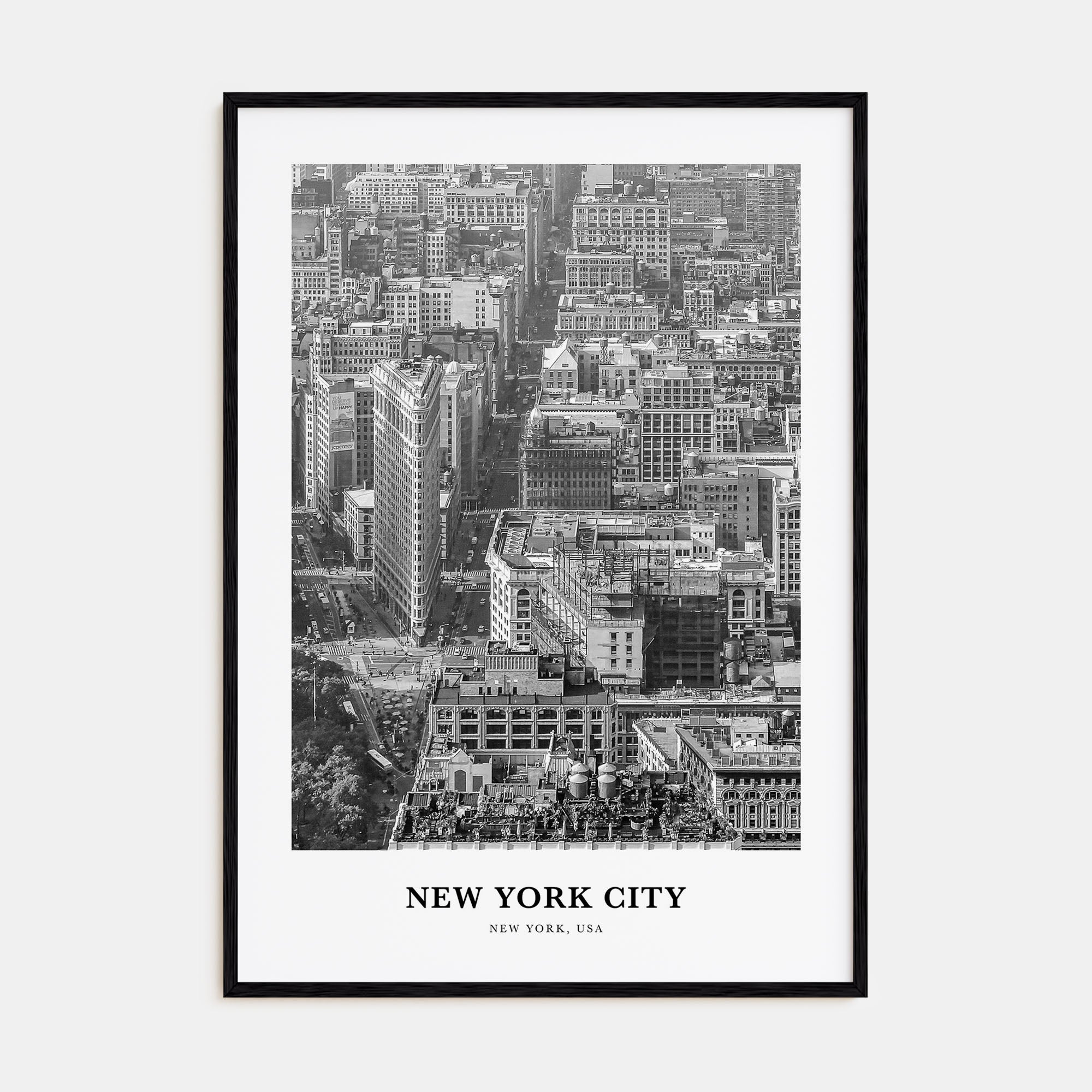 New York City Portrait B&W No 3 Poster