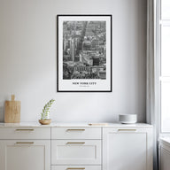 New York City Portrait B&W No 3 Poster