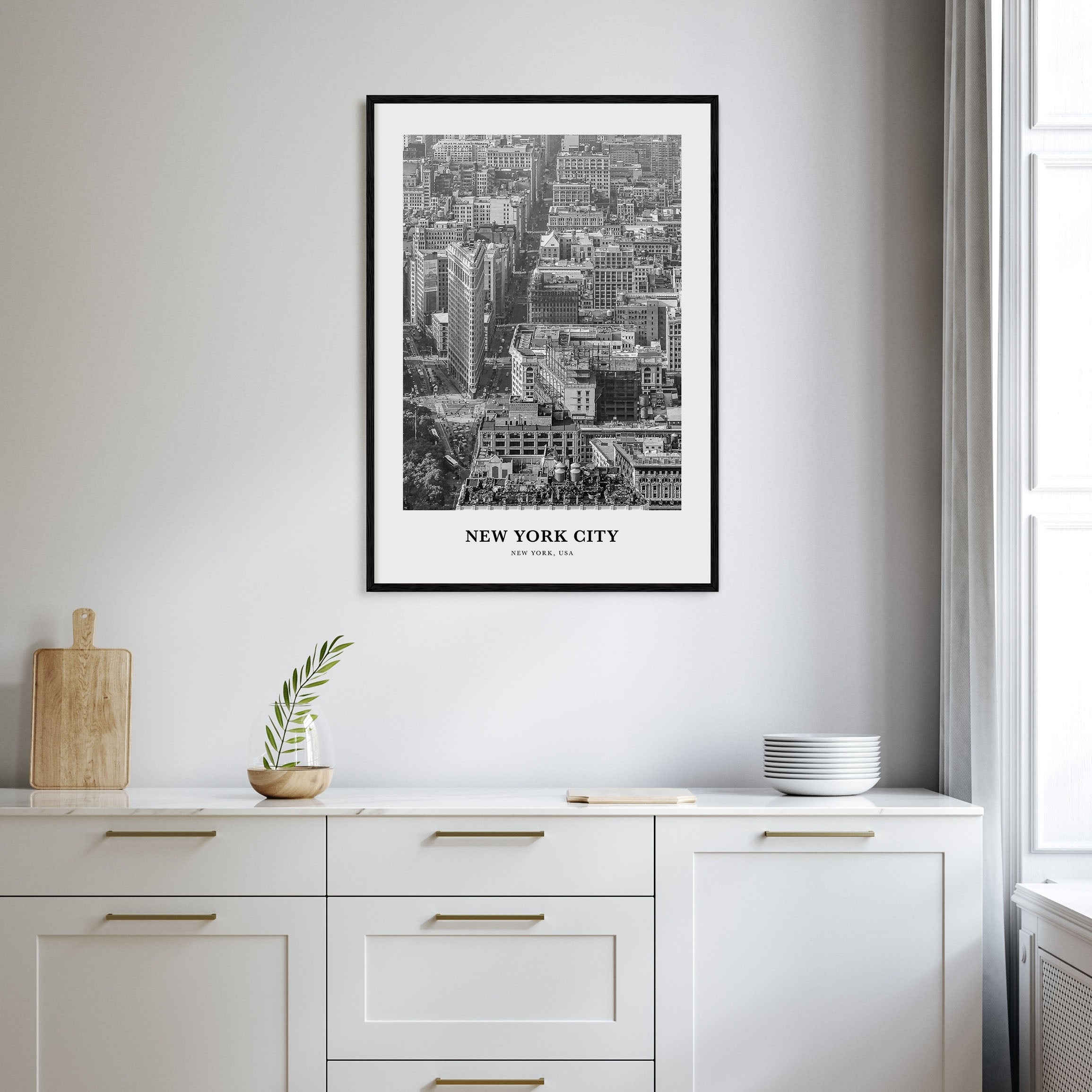 New York City Portrait B&W No 3 Poster