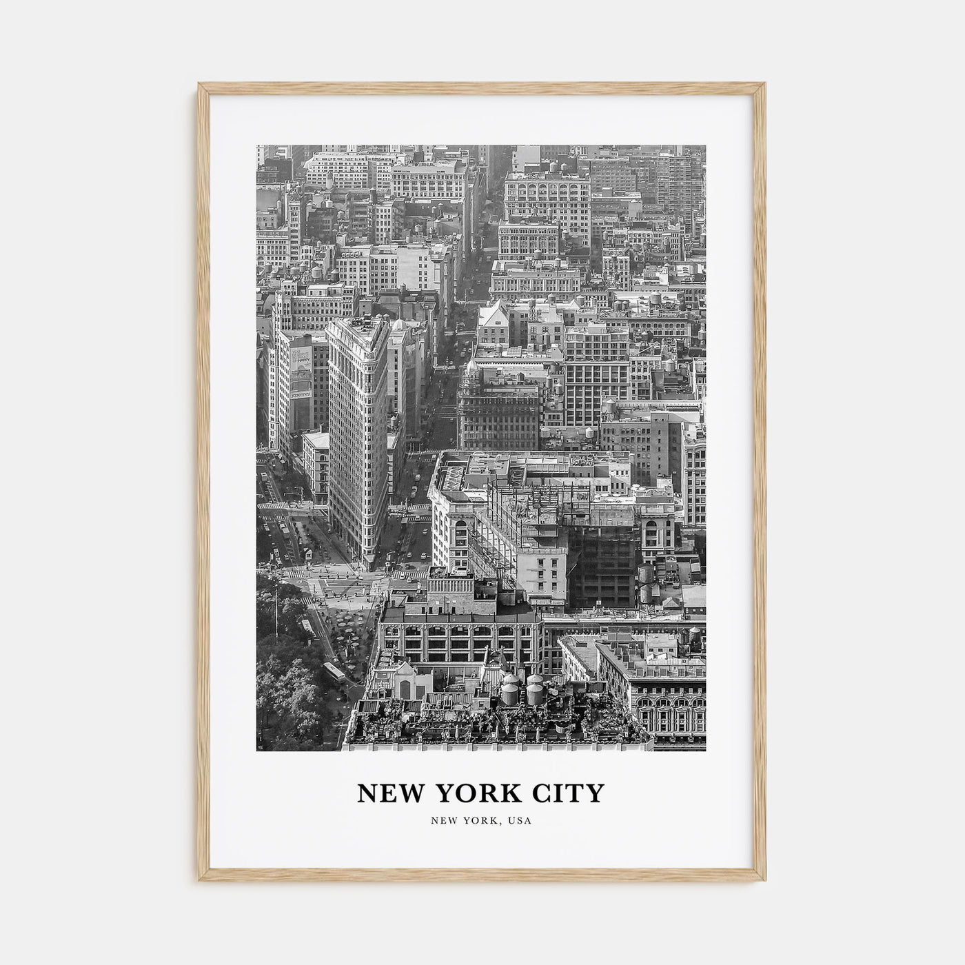 New York City Portrait B&W No 3 Poster