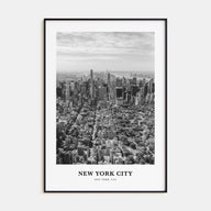 New York City Portrait B&W No 4 Poster