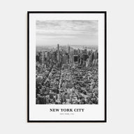 New York City Portrait B&W No 4 Poster