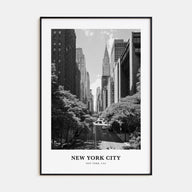 New York City Portrait B&W No 6 Poster