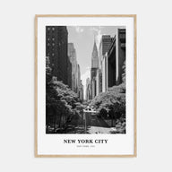 New York City Portrait B&W No 6 Poster