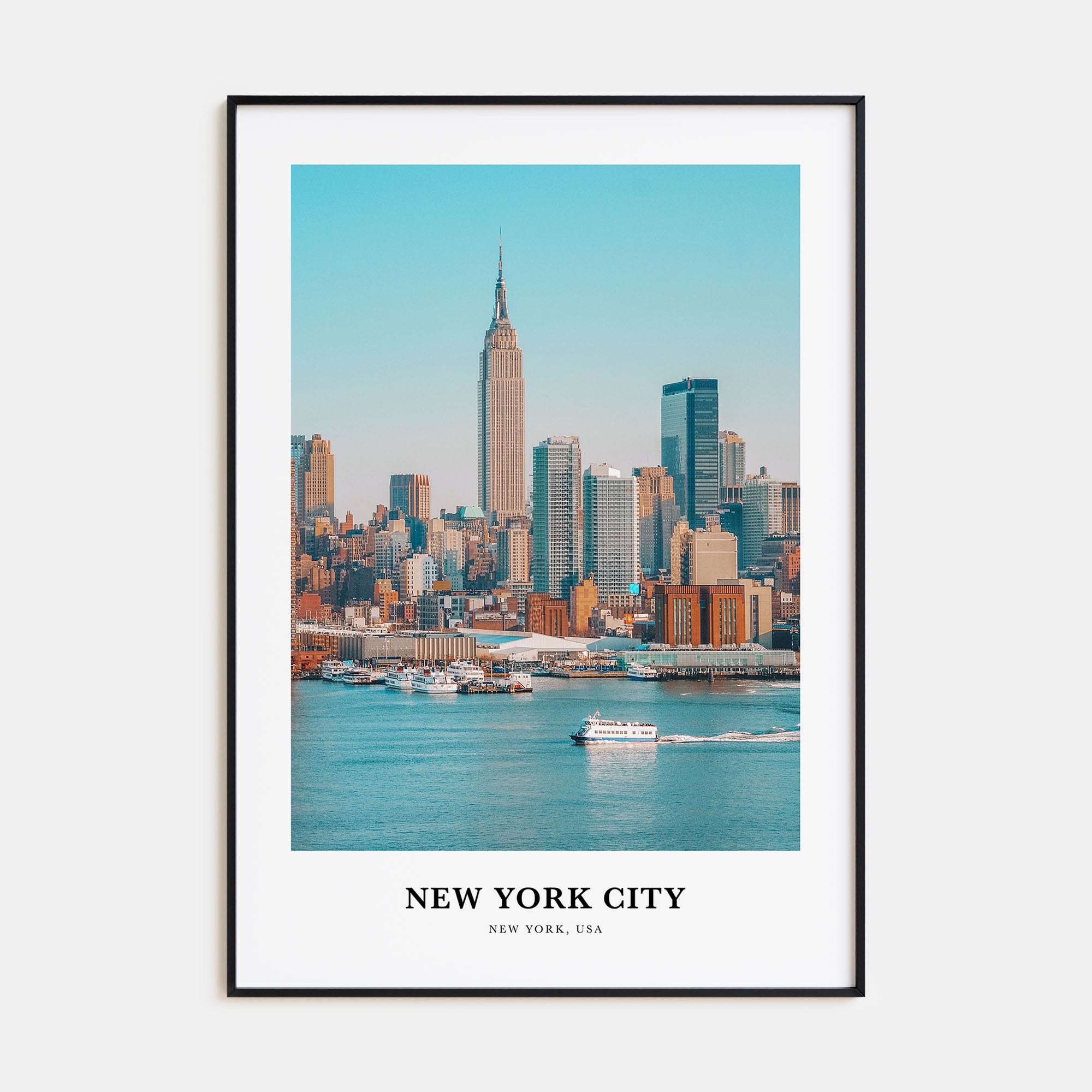 New York City Portrait Color No 1 Poster