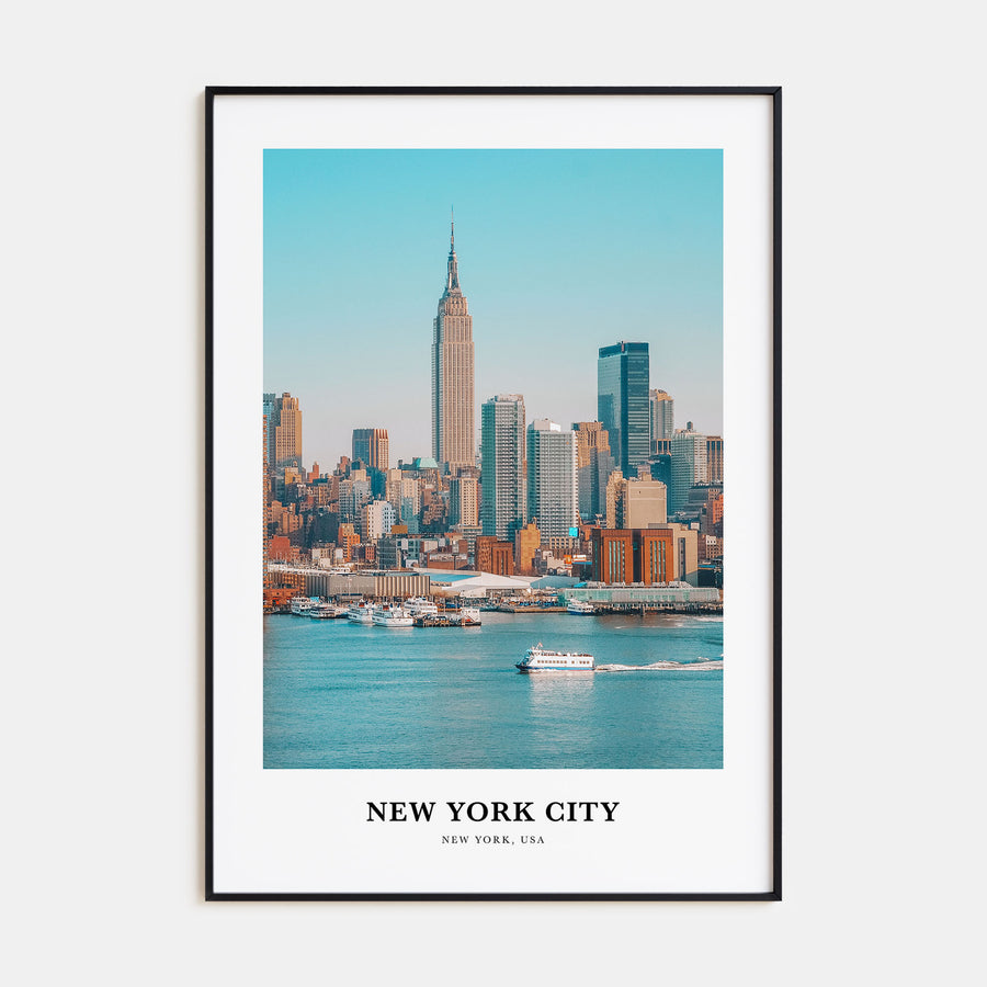 New York City Portrait Color No 1 Poster