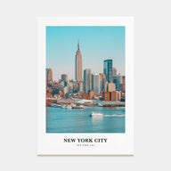 New York City Portrait Color No 1 Poster