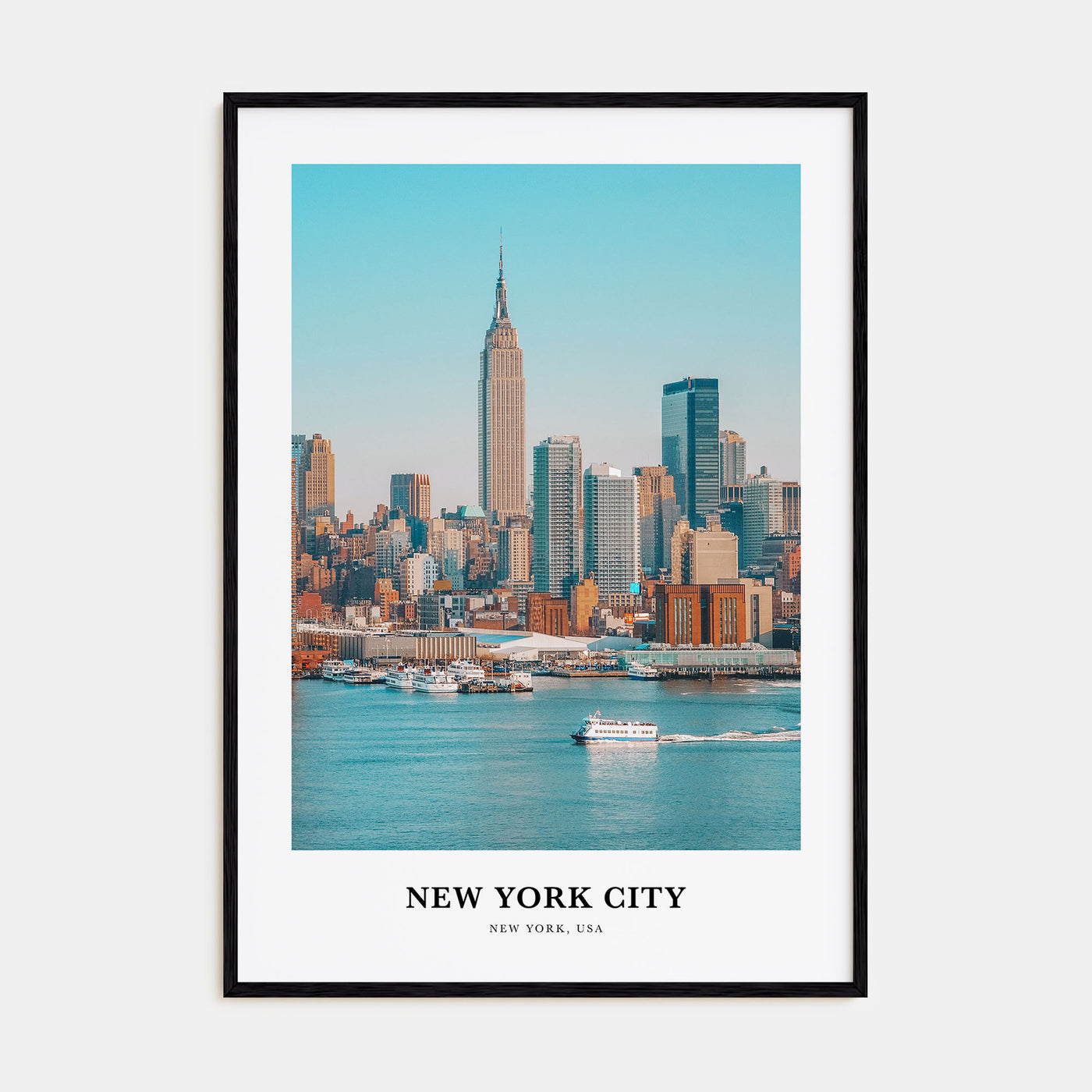 New York City Portrait Color No 1 Poster
