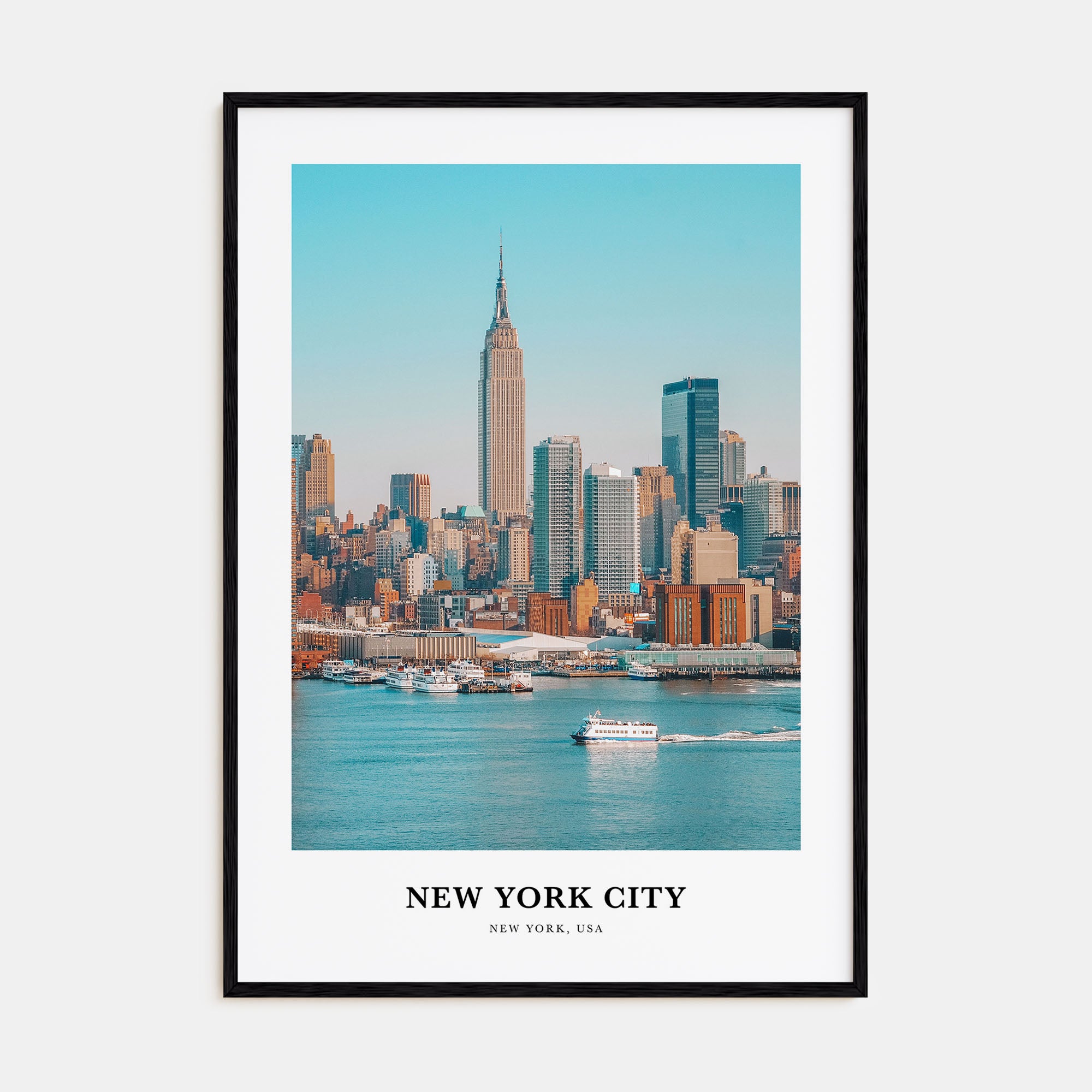 New York City Portrait Color No 1 Poster