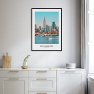 New York City Portrait Color No 1 Poster