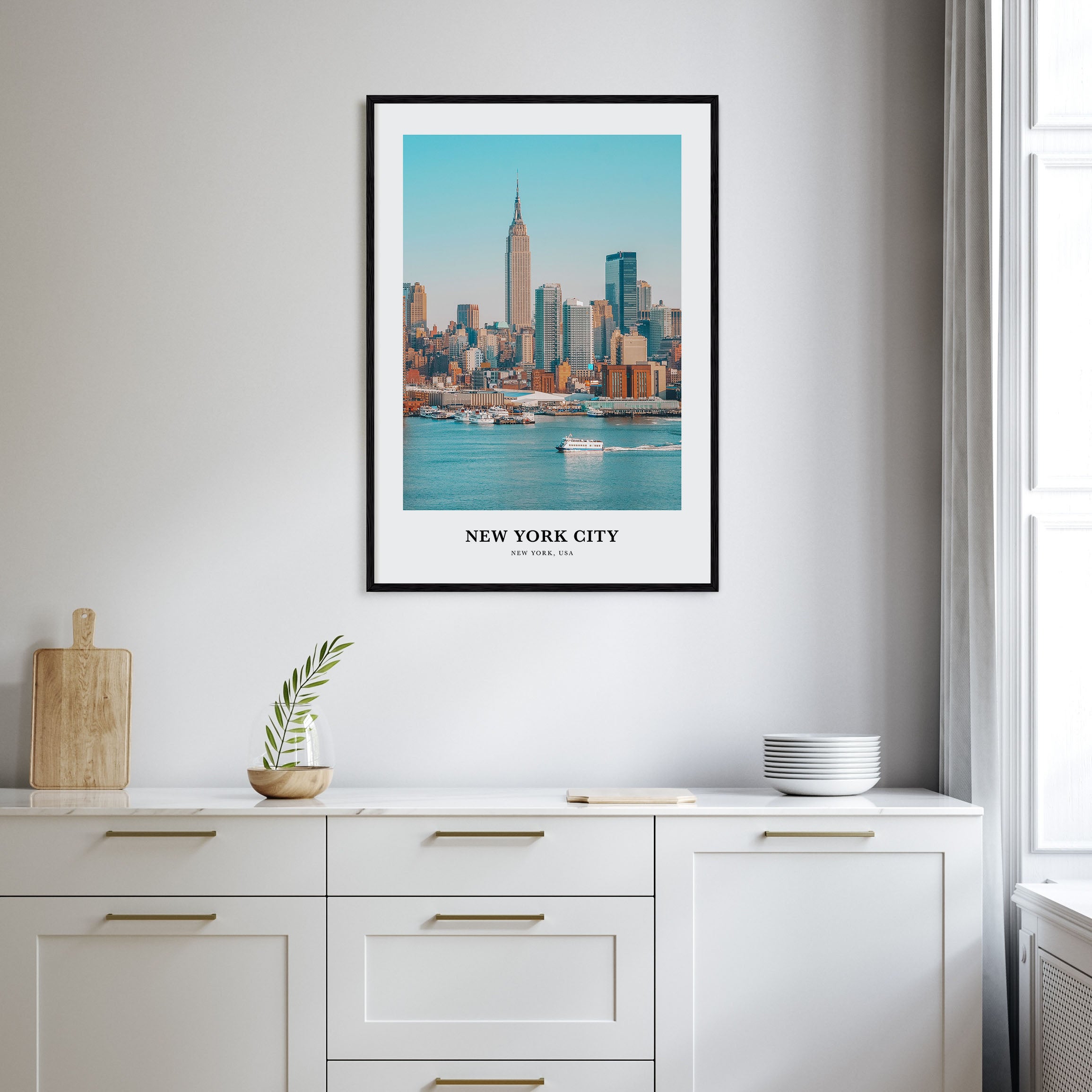 New York City Portrait Color No 1 Poster