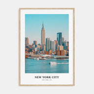 New York City Portrait Color No 1 Poster