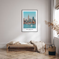 New York City Portrait Color No 1 Poster