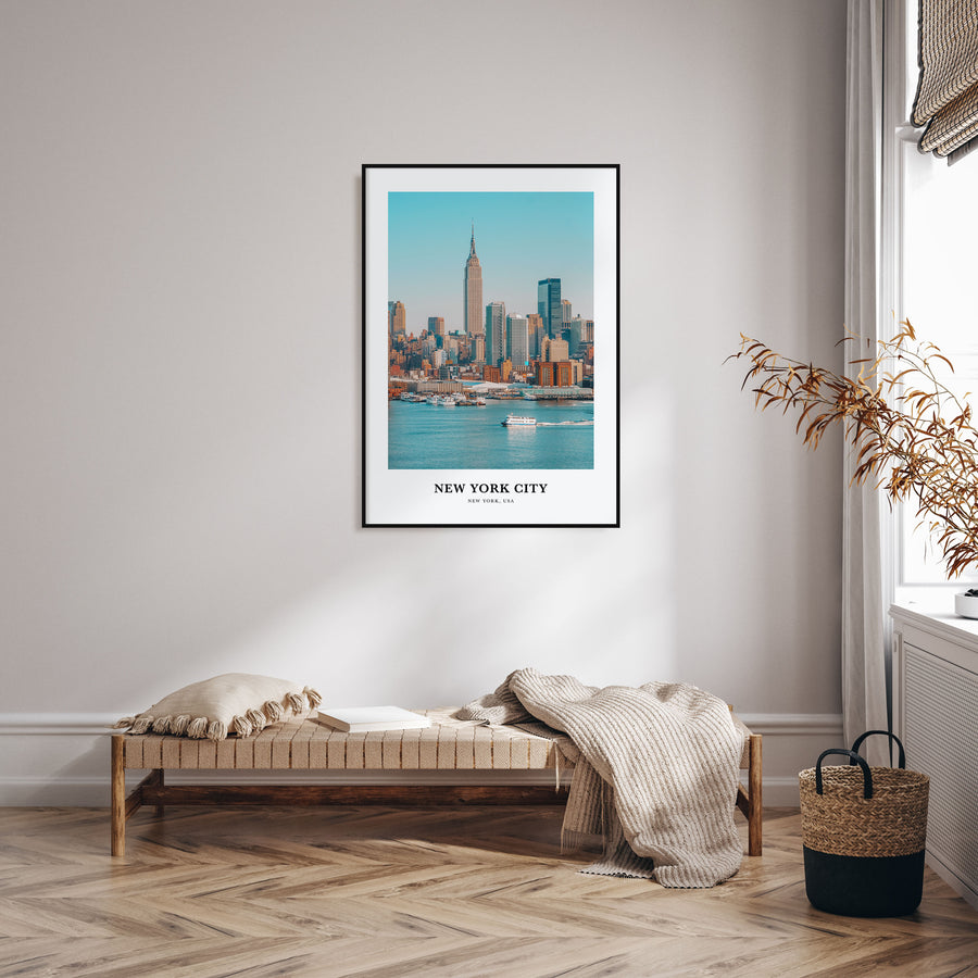 New York City Portrait Color No 1 Poster