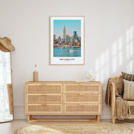 New York City Portrait Color No 1 Poster