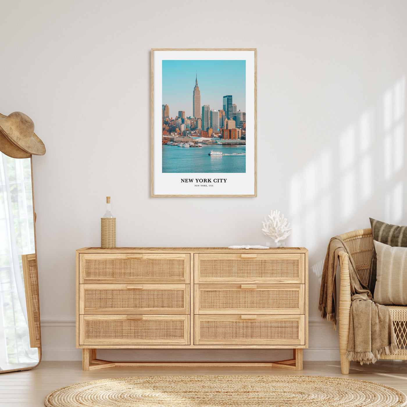 New York City Portrait Color No 1 Poster