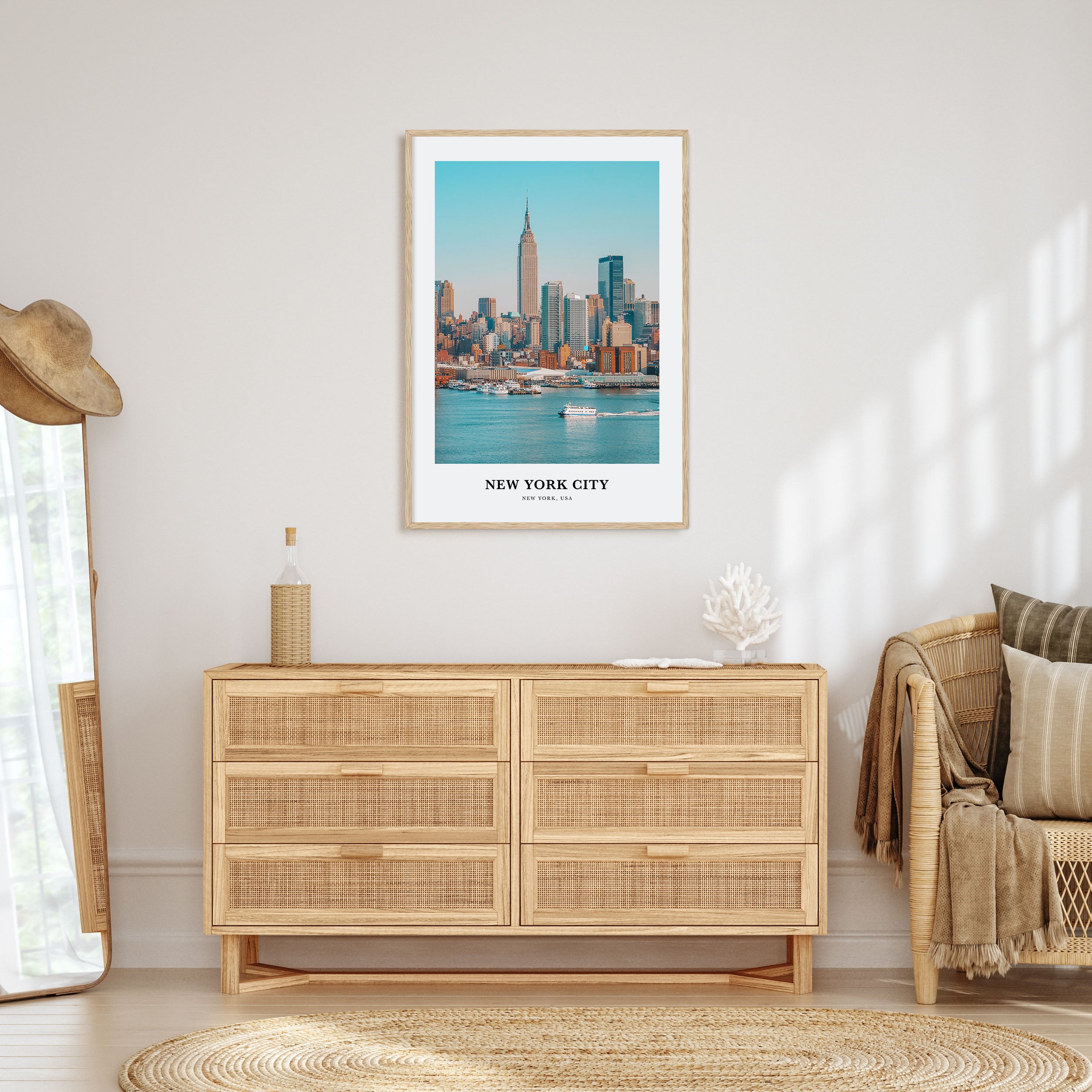 New York City Portrait Color No 1 Poster