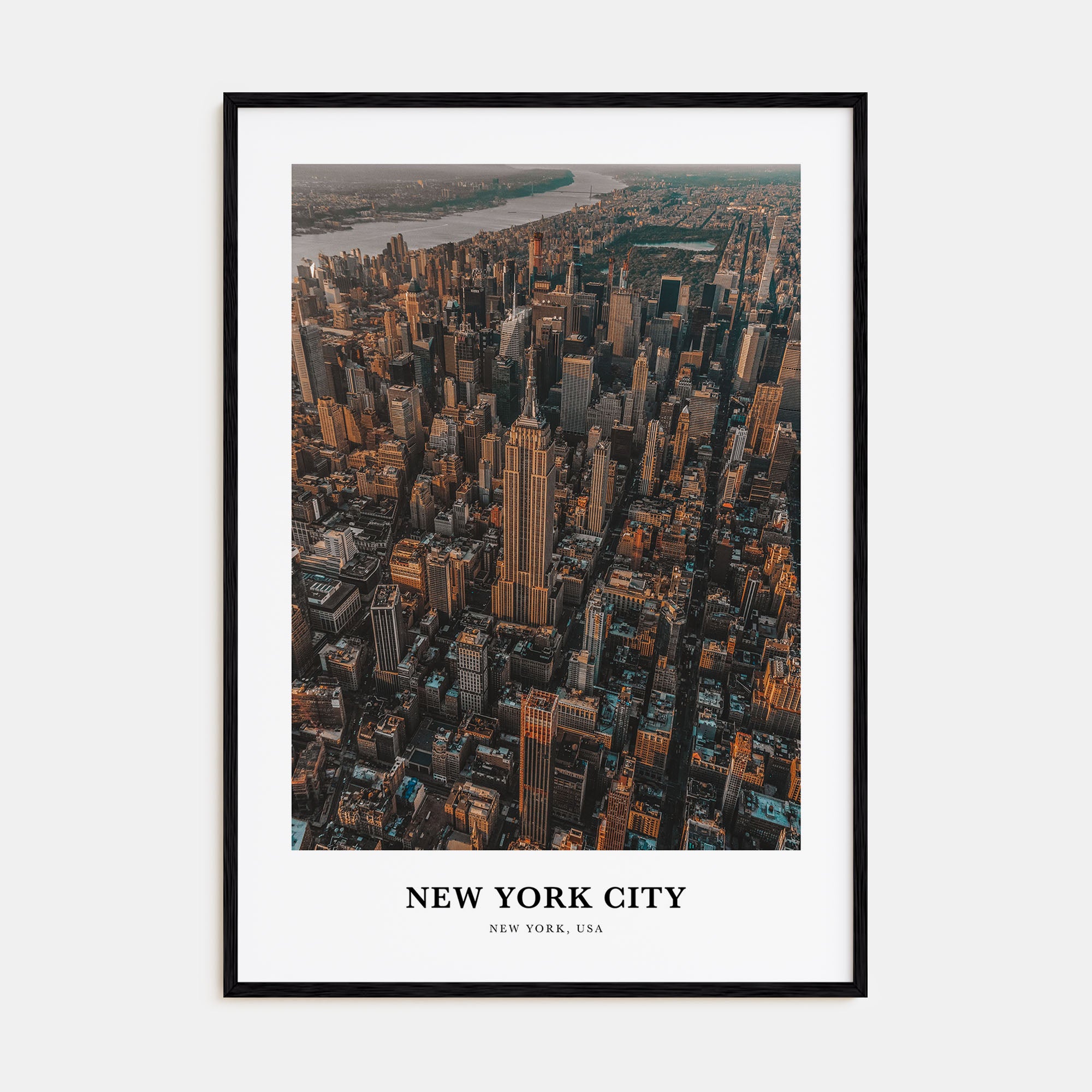 New York City Portrait Color No 3 Poster