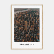 New York City Portrait Color No 3 Poster