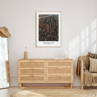 New York City Portrait Color No 3 Poster