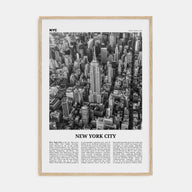 New York City Travel B&W No 2 Poster