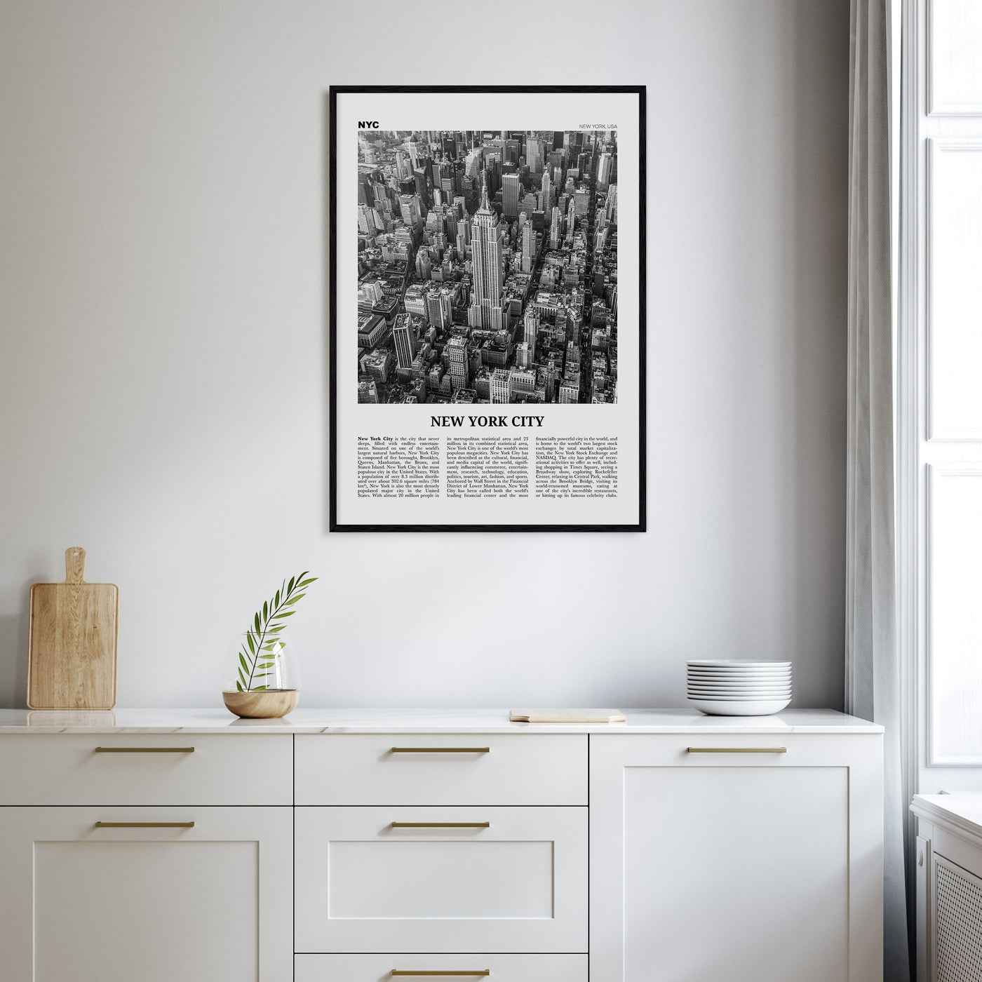 New York City Travel B&W No 2 Poster
