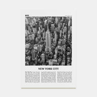 New York City Travel B&W No 2 Poster