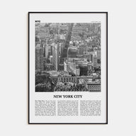 New York City Travel B&W No 6 Poster