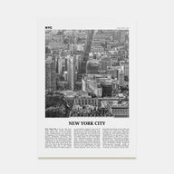 New York City Travel B&W No 6 Poster