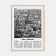 New York City Travel B&W No 6 Poster